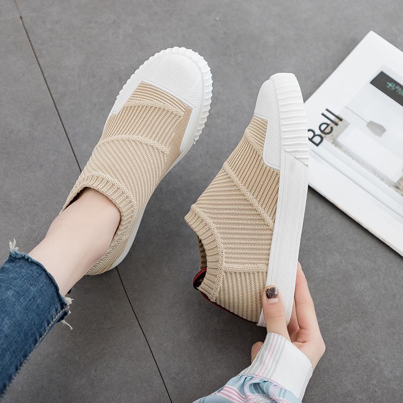 2020 Women Slip On Flat Shoes