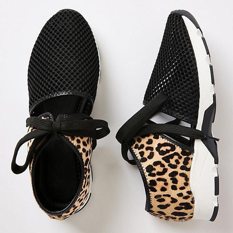 Women Fabric Lace-Up Driving Sneakers