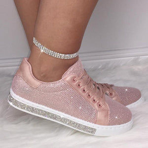 Women's Crystal Twinkle Trim Casual Shoes