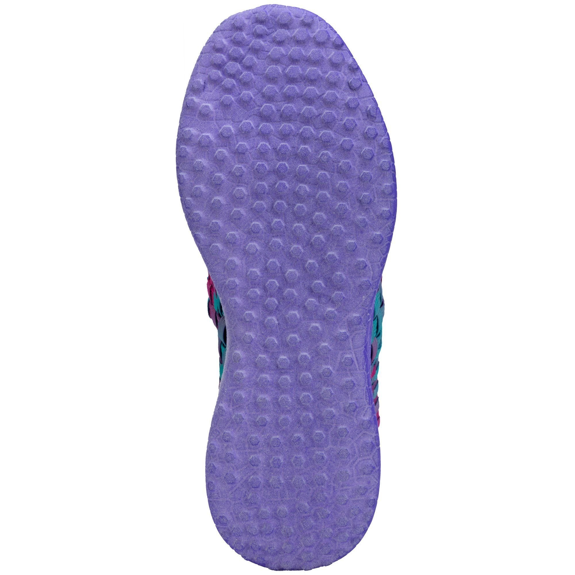 Purple Paw Woven Walking Shoes